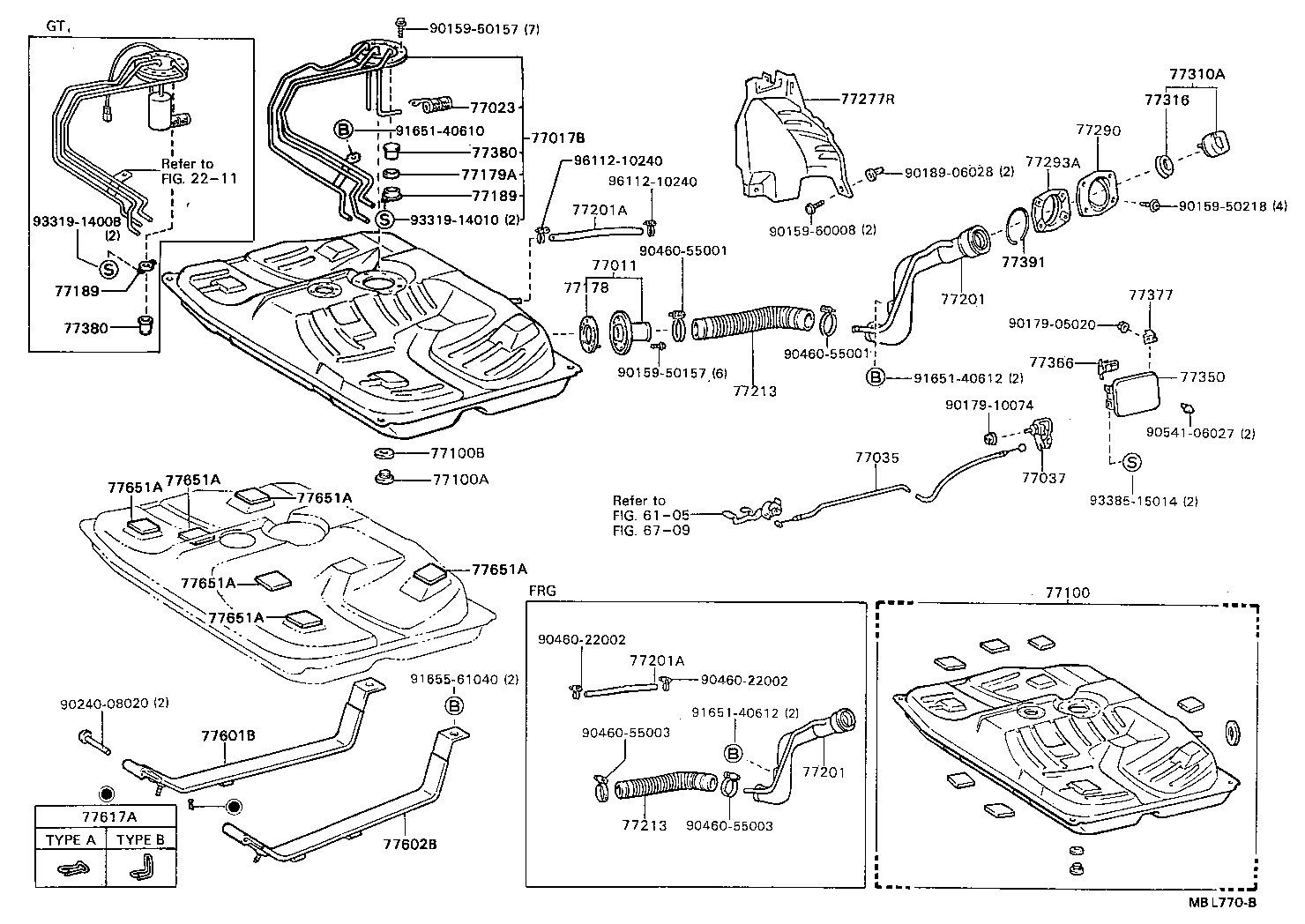 77017-20131 TUBE SUB-ASSY, FUEL TANK VENT product image