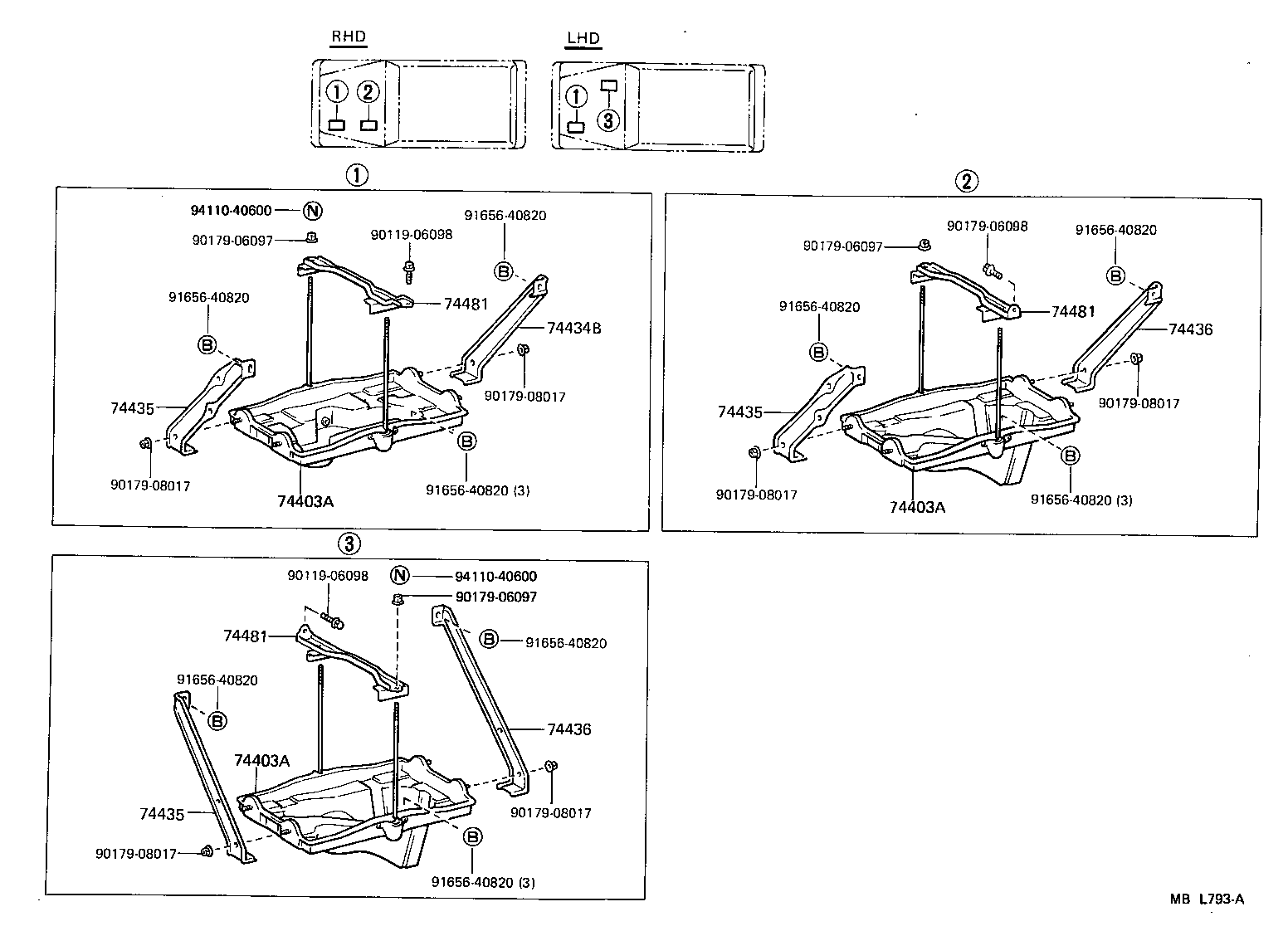 74451-30080 BOLT SUB-ASSY, BATTERY CLAMP product image