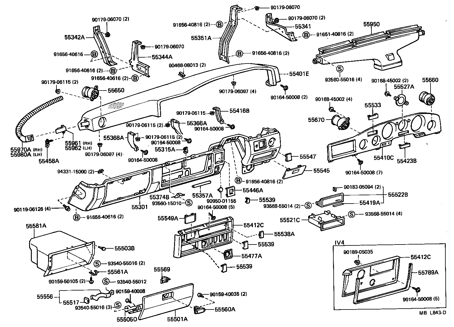 55420-90A05-06 PANEL, INSTRUMENT CLUSTER FINISH, CENTER NO.1 product image