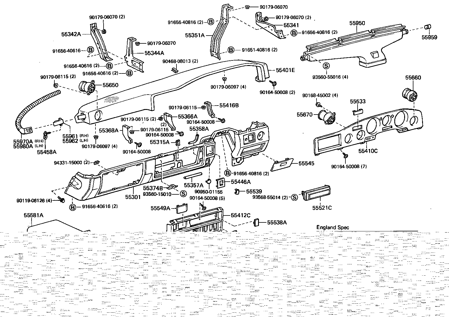 55950-90A02 NOZZLE ASSY, DEFROSTER product image