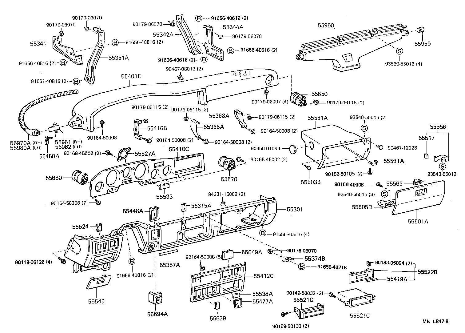 55950-90A02 NOZZLE ASSY, DEFROSTER product image