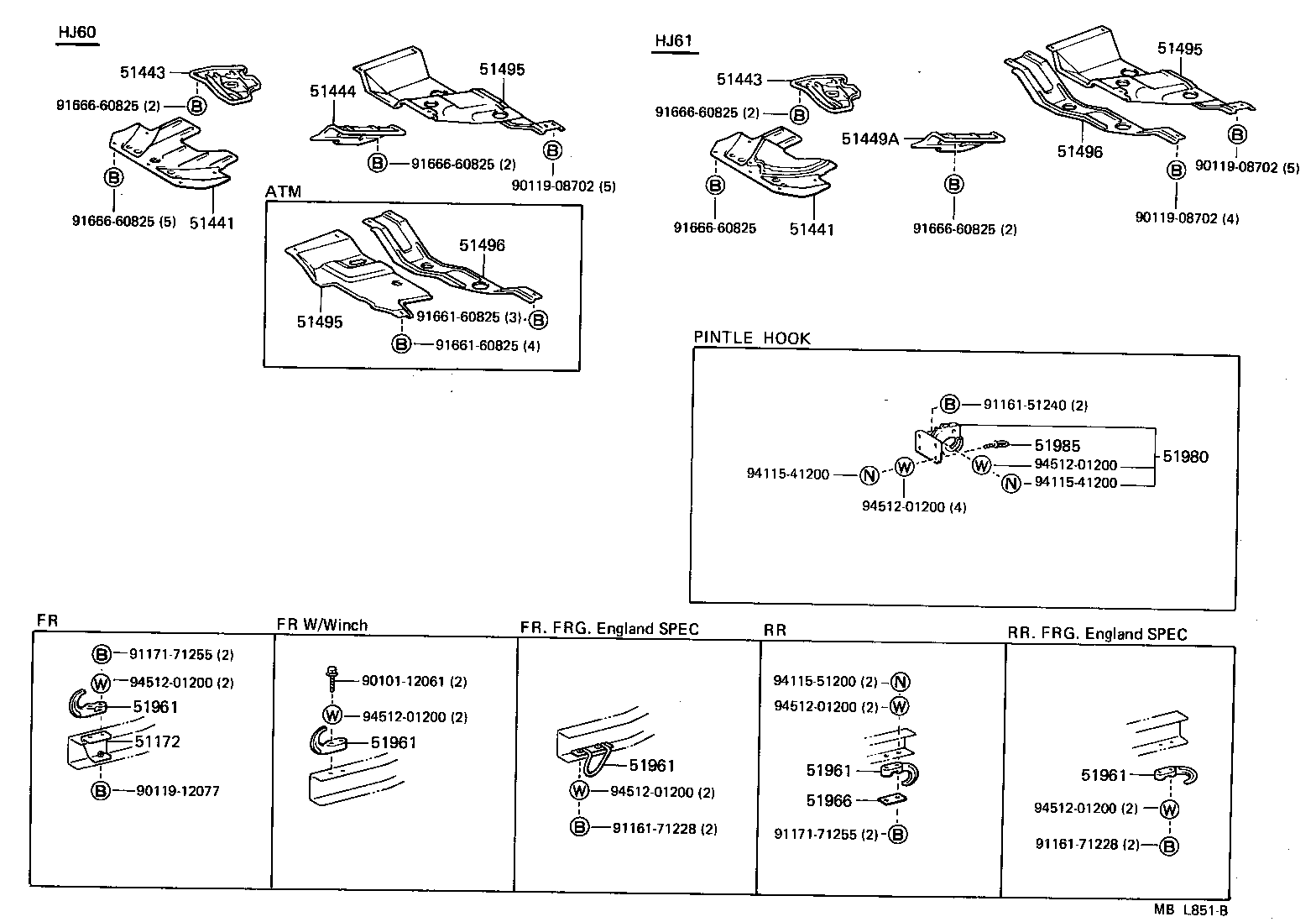 51440-60020 COVER, ENGINE UNDER, NO.1 product image