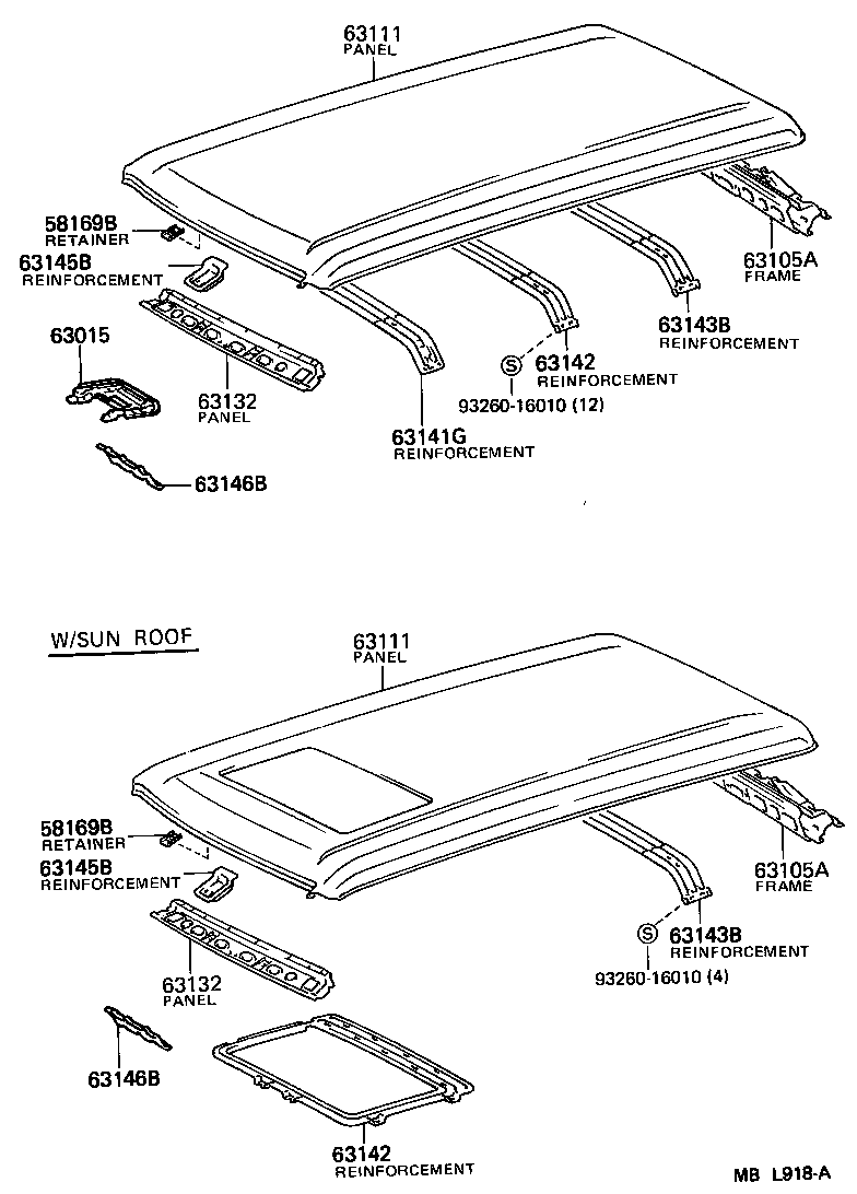 63015-90A01 BRACKET SUB-ASSY, ROOF CONSOLE product image