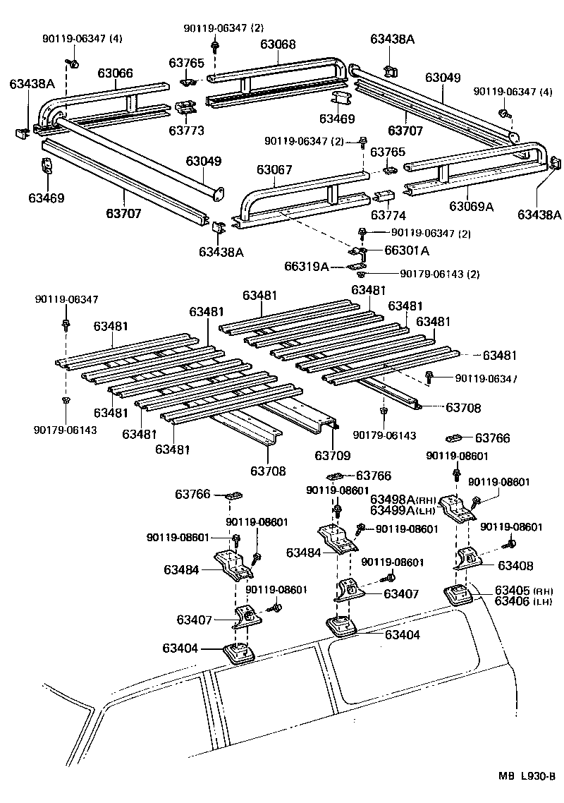 63105-90A10 FRAME SUB-ASSY, BACK DOOR OPENING product image