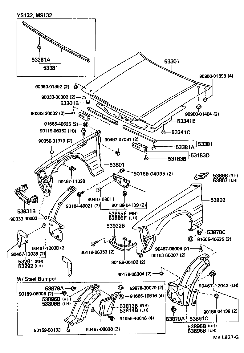 53801-3A680 FENDER SUB-ASSY, FRONT RH product image