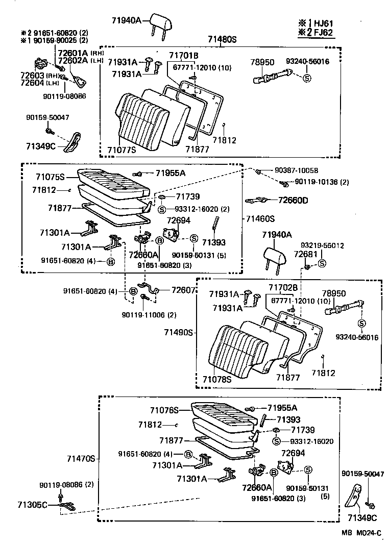 78950-90A01-03 BAND ASSY, FOLD SEAT STOPPER, NO.1 product image