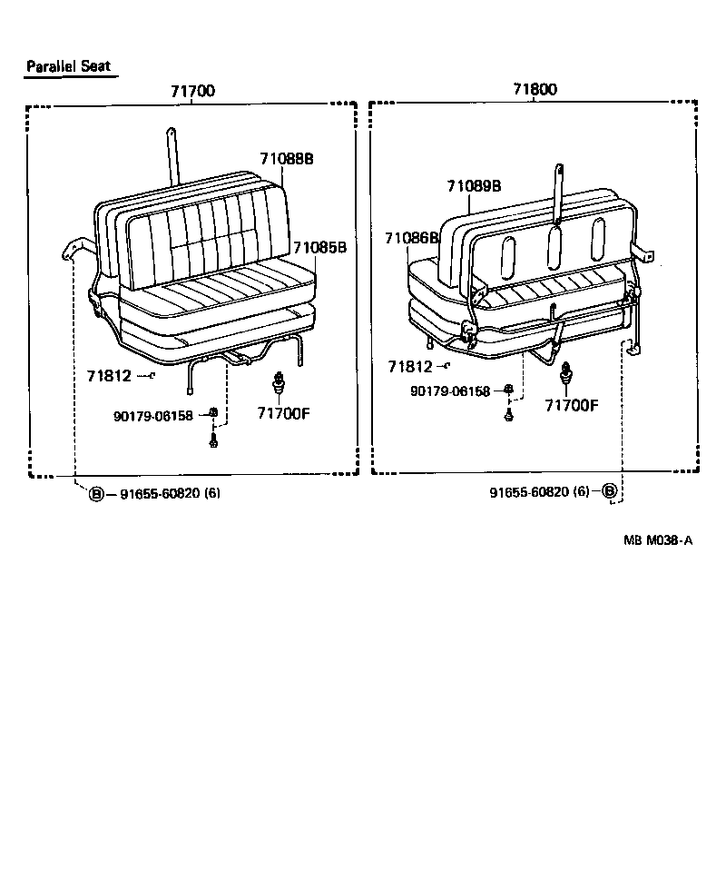 71460-90G19-06 CUSHION ASSY, REAR SEAT, RH(FOR SEPARATE TYPE) product image