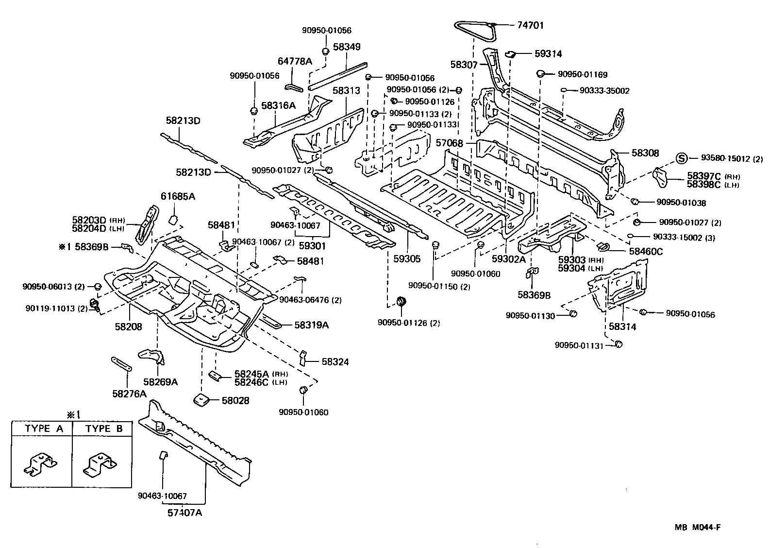 47351-30220 BRACKET, FLEXIBLE HOSE product image