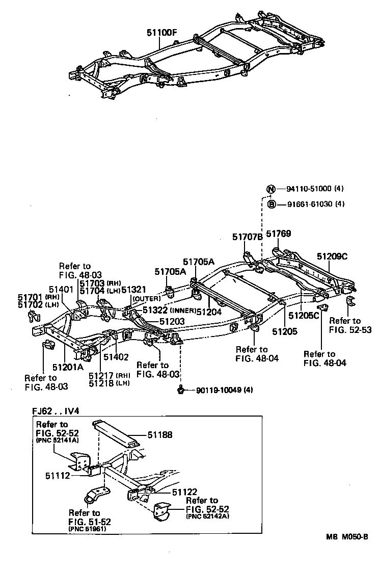 51002-60660 FRAME SUB-ASSY product image