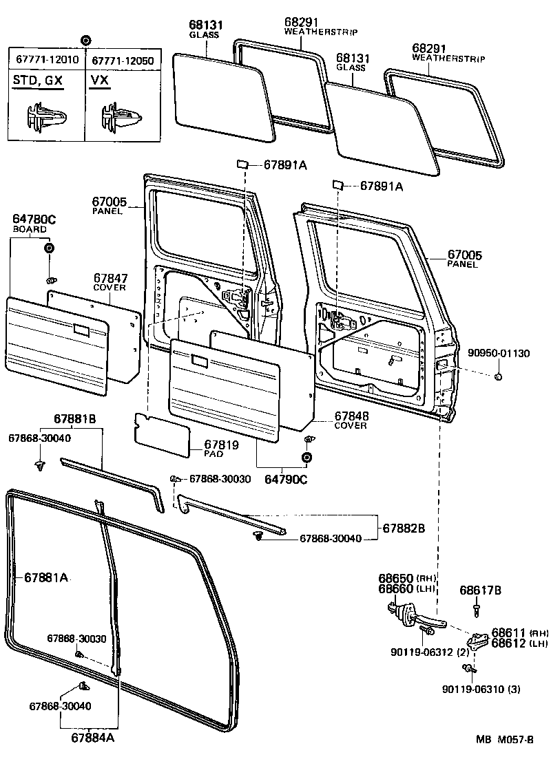 67006-90A22 PANEL SUB-ASSY, BACK DOOR product image