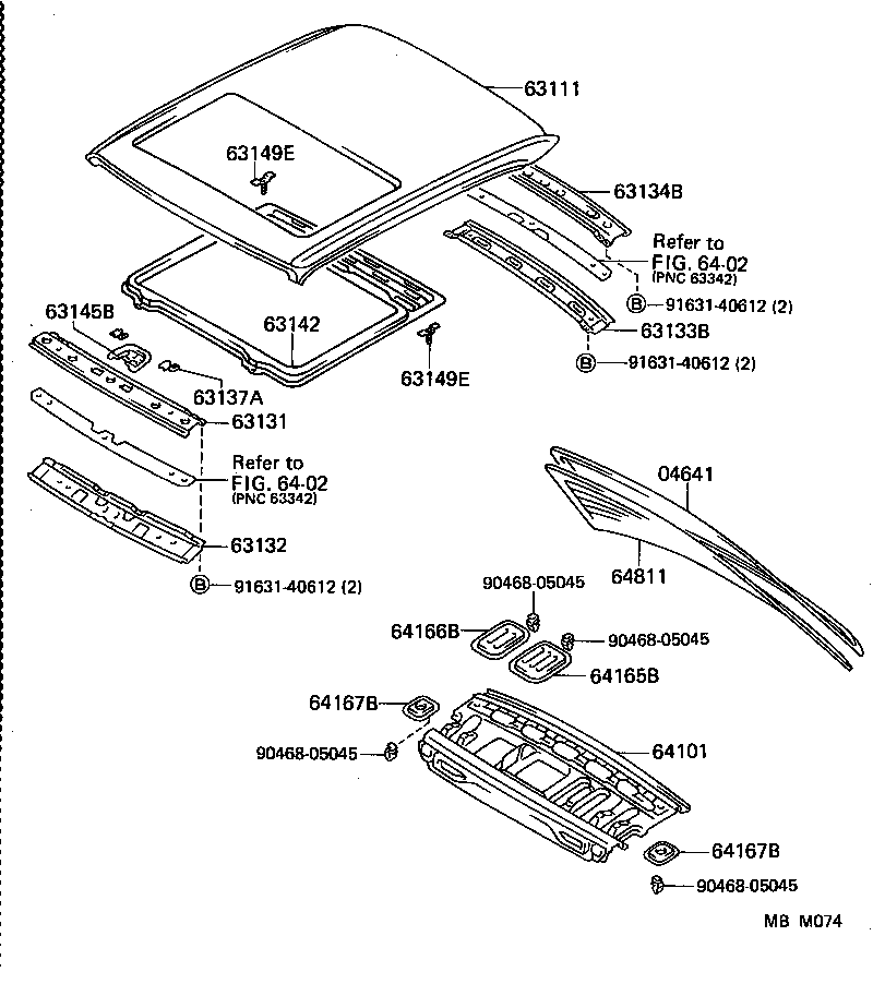 63111-30200 PANEL, ROOF product image