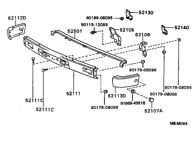 52111-39465 BUMPER ASSY, FRONT product image