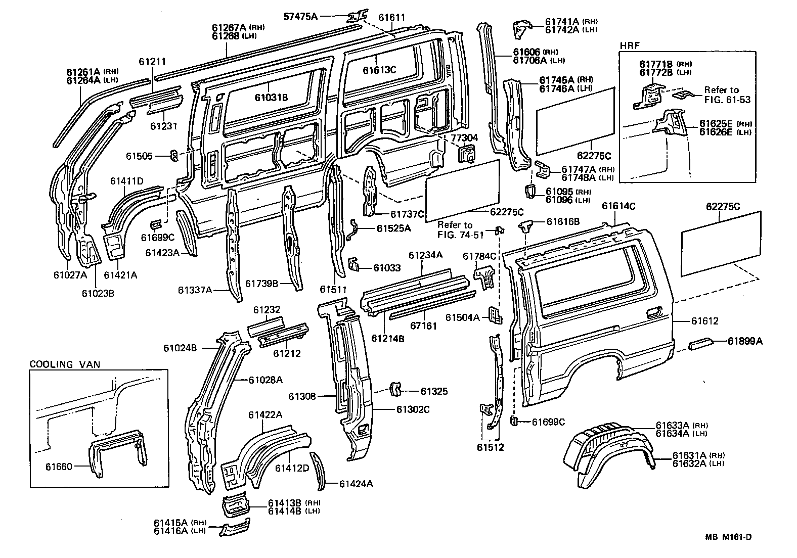 61024-94351 PILLAR SUB-ASSY, FRONT BODY, INNER LH product image