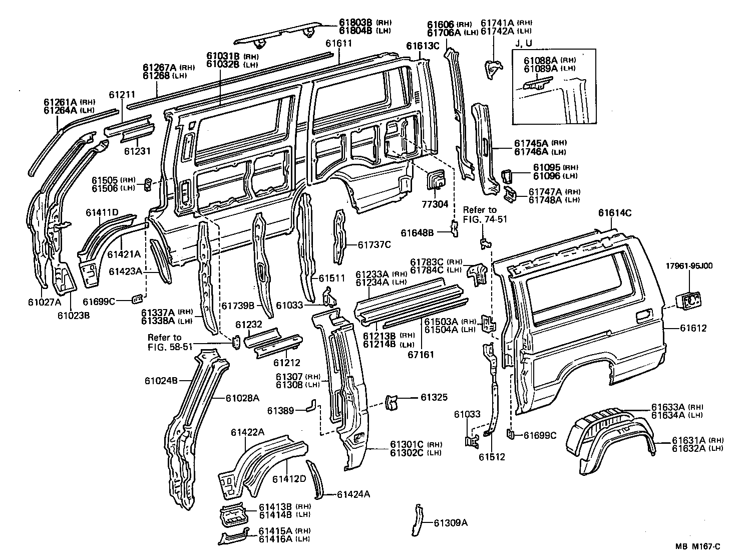 61027-95J07 PILLAR SUB-ASSY, FRONT BODY, OUTER RH product image
