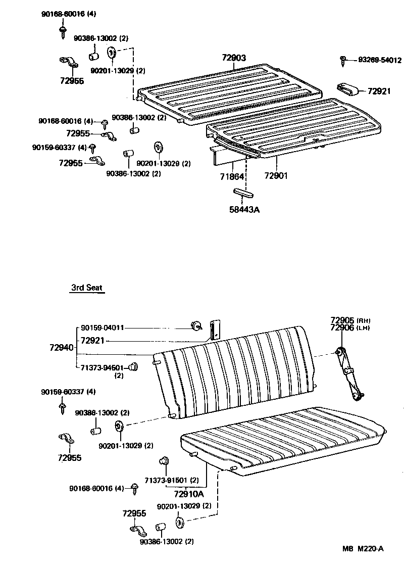 58488-91703 SPRING, DECK BOARD, RH product image