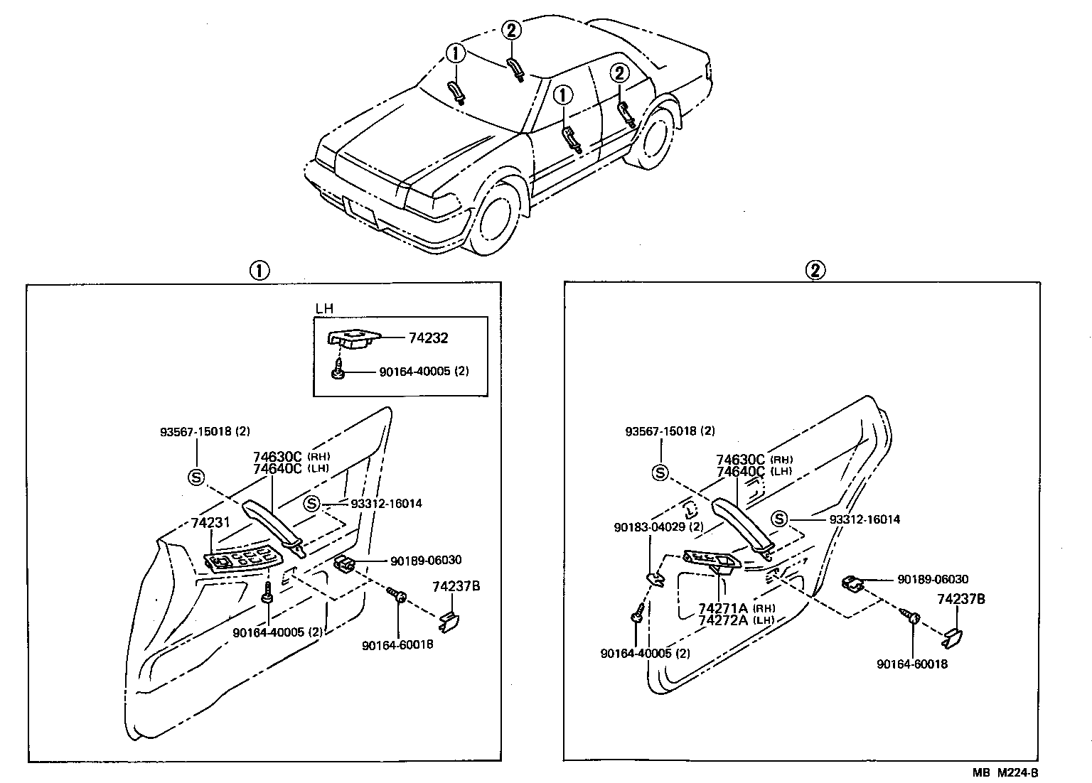 74271-30140-06 PANEL, REAR DOOR ARMREST BASE, UPPER RH product image