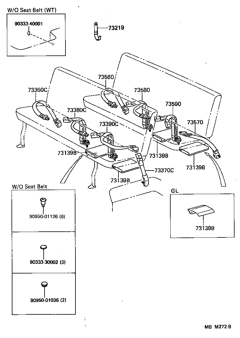 73219-95J00 STOPPER, TONGUE PLATE product image