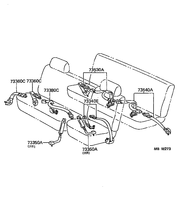 73219-95J00 STOPPER, TONGUE PLATE product image
