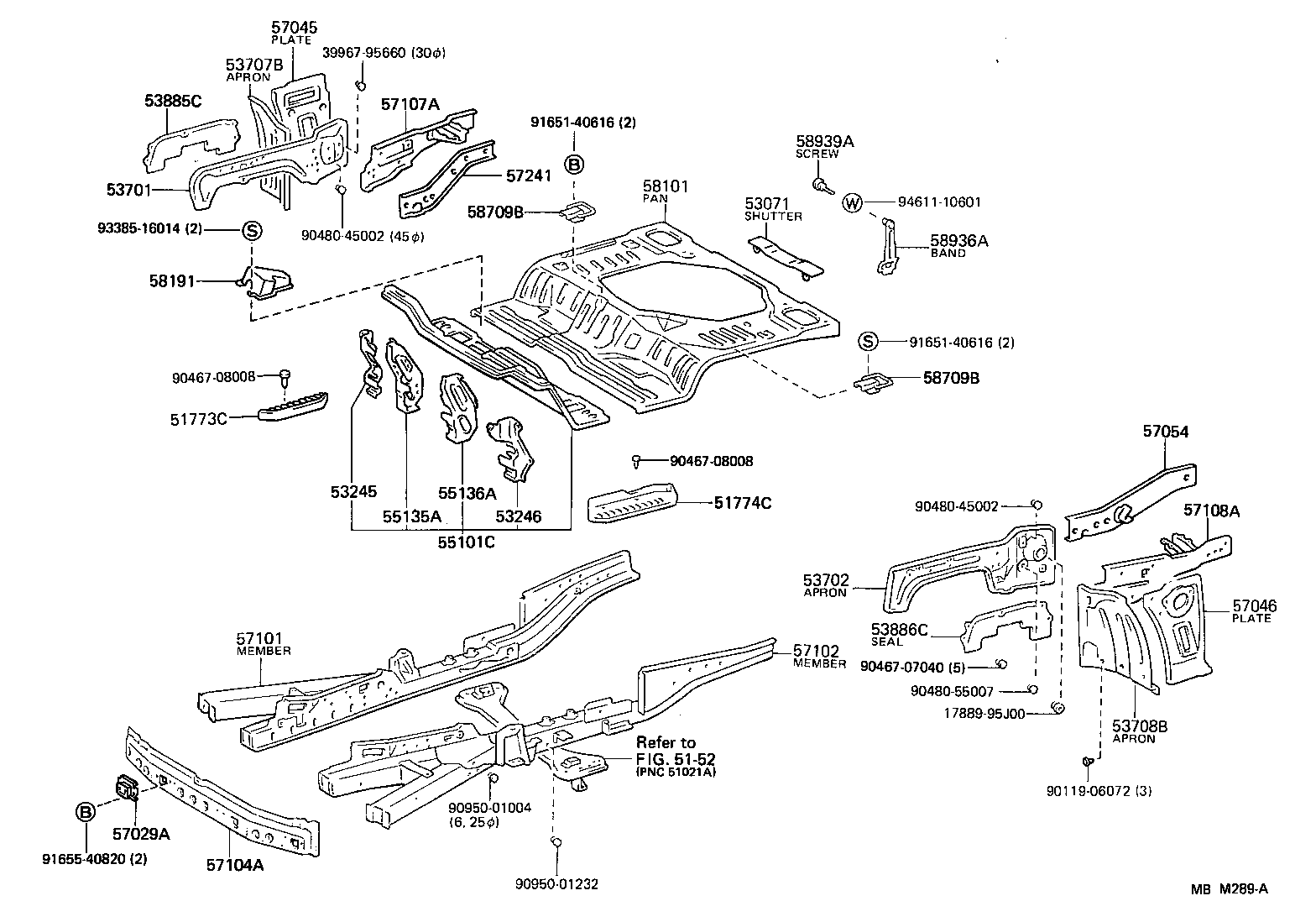 53245-95J02 BRACKET, HEADLAMP, RH product image