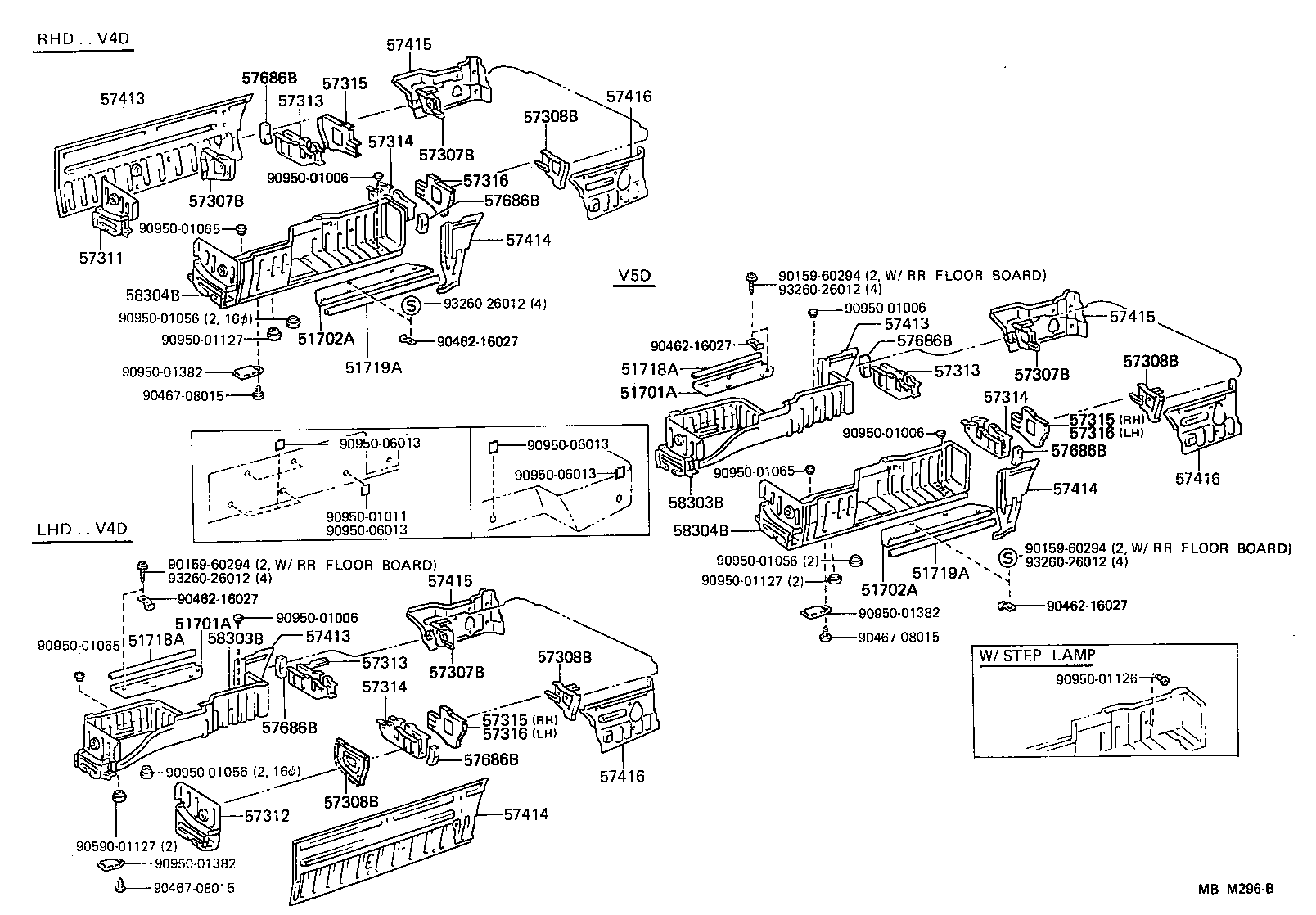 57308-95J09 OUTRIGGER SUB-ASSY, NO.4 LH product image