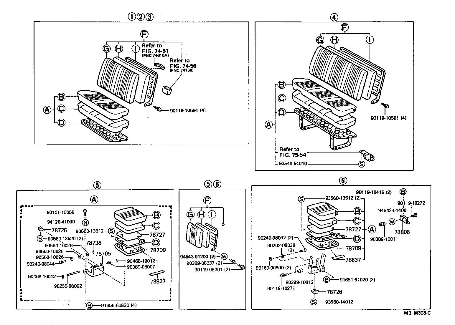 79360-95J12 SPRING ASSY, NO.1 SEAT CUSHION product image