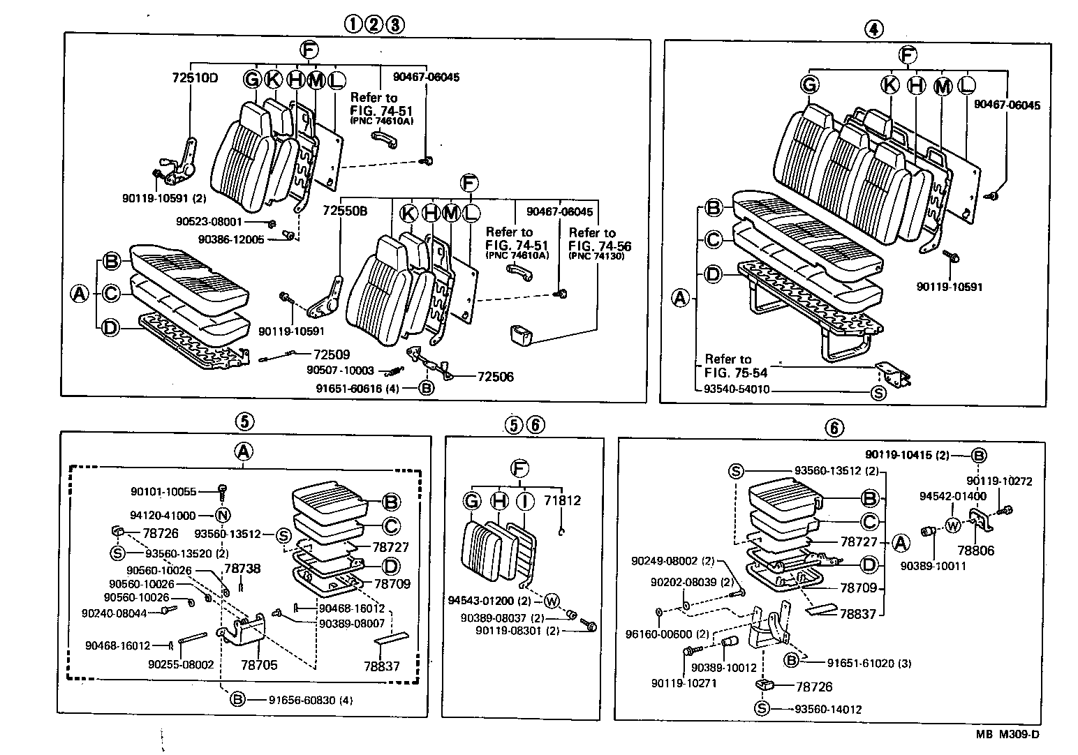 79360-95J12 SPRING ASSY, NO.1 SEAT CUSHION product image