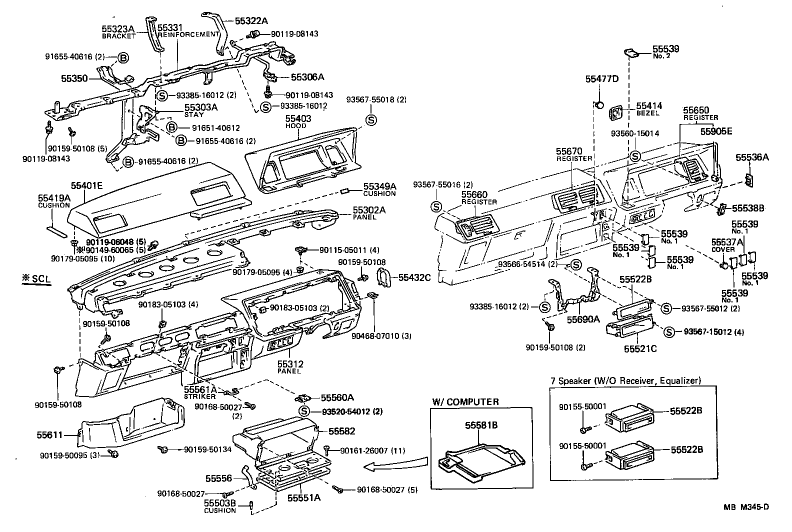 55403-95J09-01 HOOD SUB-ASSY, METER product image