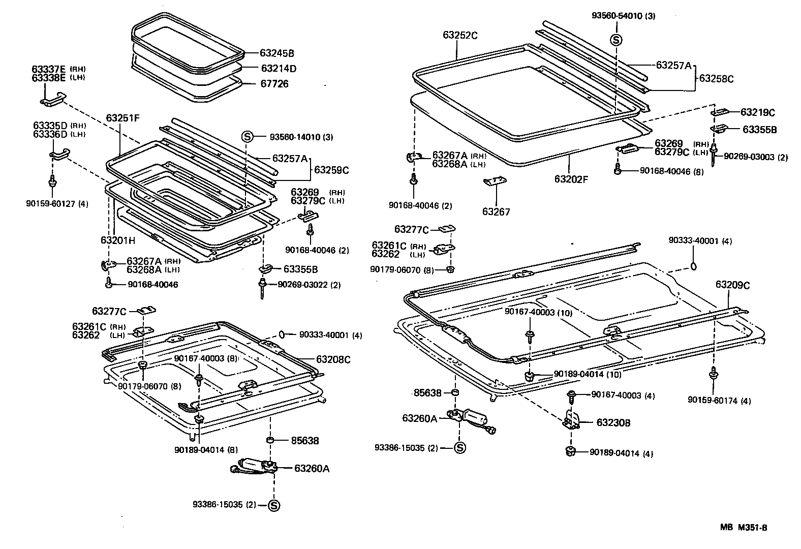 63103-95J07 REINFORCEMENT, ROOF PANEL, NO.1 product image