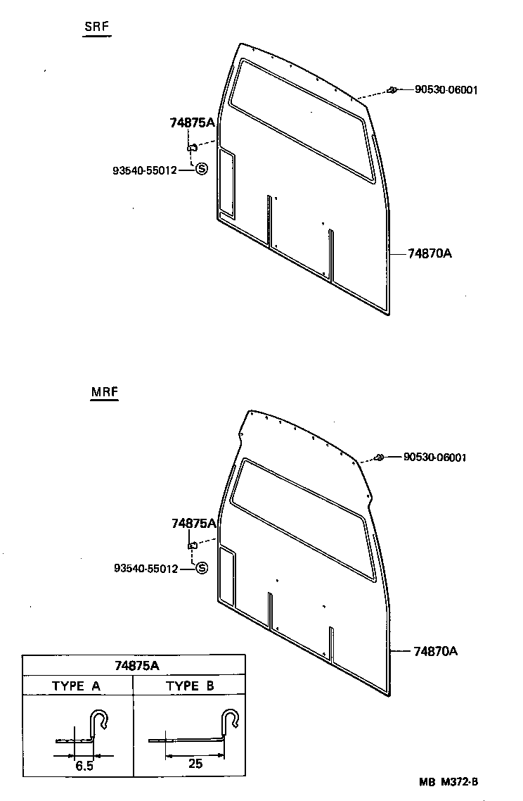 74807-95J01 BAR SUB-ASSY, REAR SEPARATOR product image