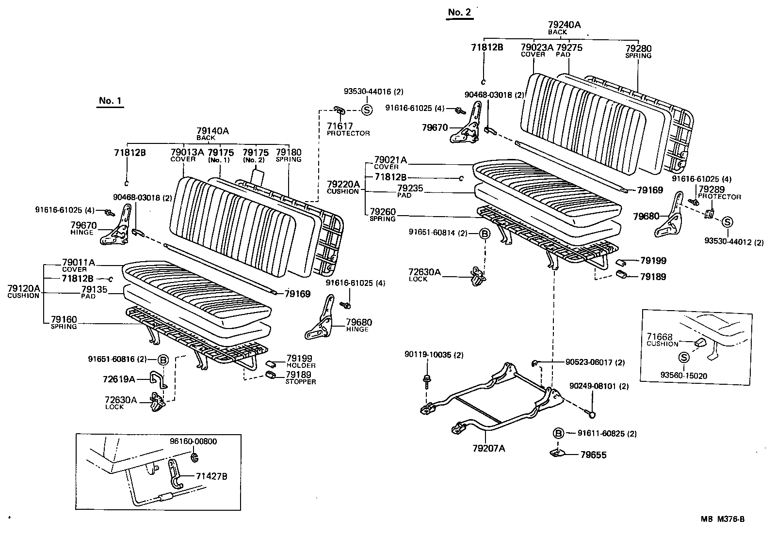 79160-95J35 SPRING ASSY, NO.1 SEAT CUSHION product image