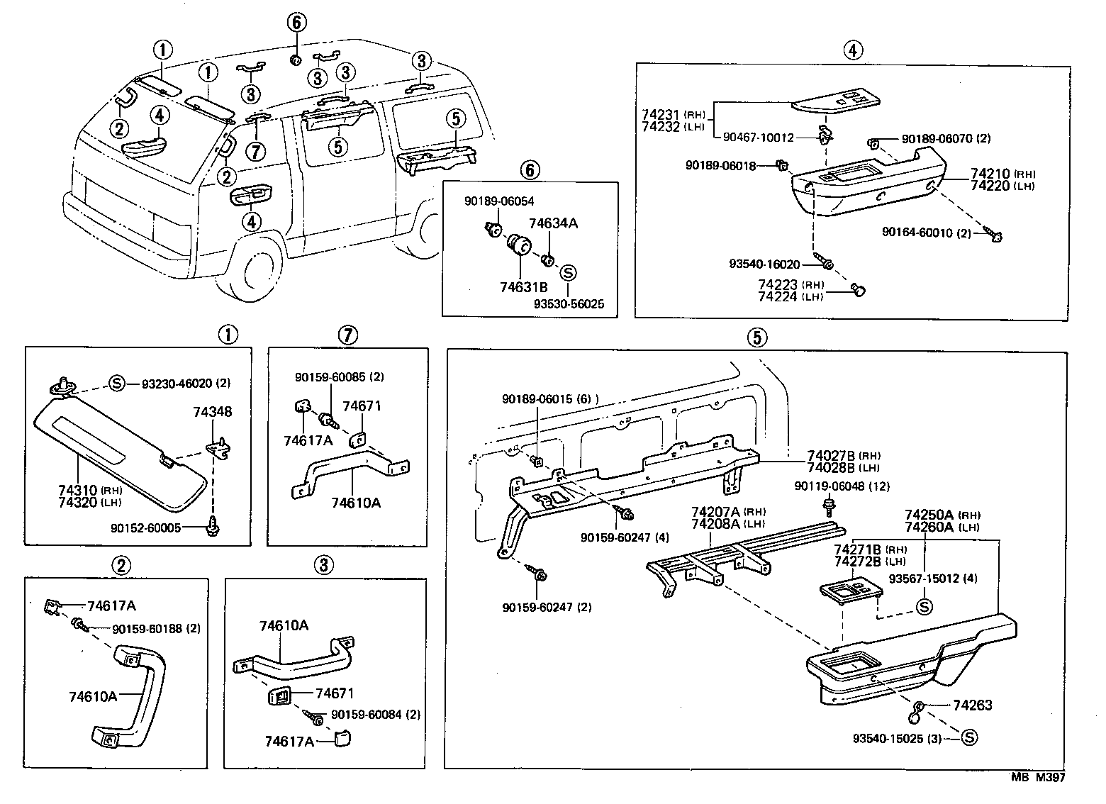 74232-95J01 PANEL, FRONT ARMREST BASE, UPPER LH product image