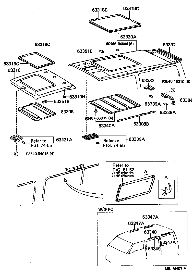 63343-95J01 PAD, ROOF SILENCER, NO.3 product image
