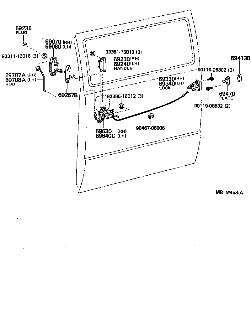 69640-95J02 CONTROL ASSY, SLIDE DOOR LOCK REMOTE, LH product image