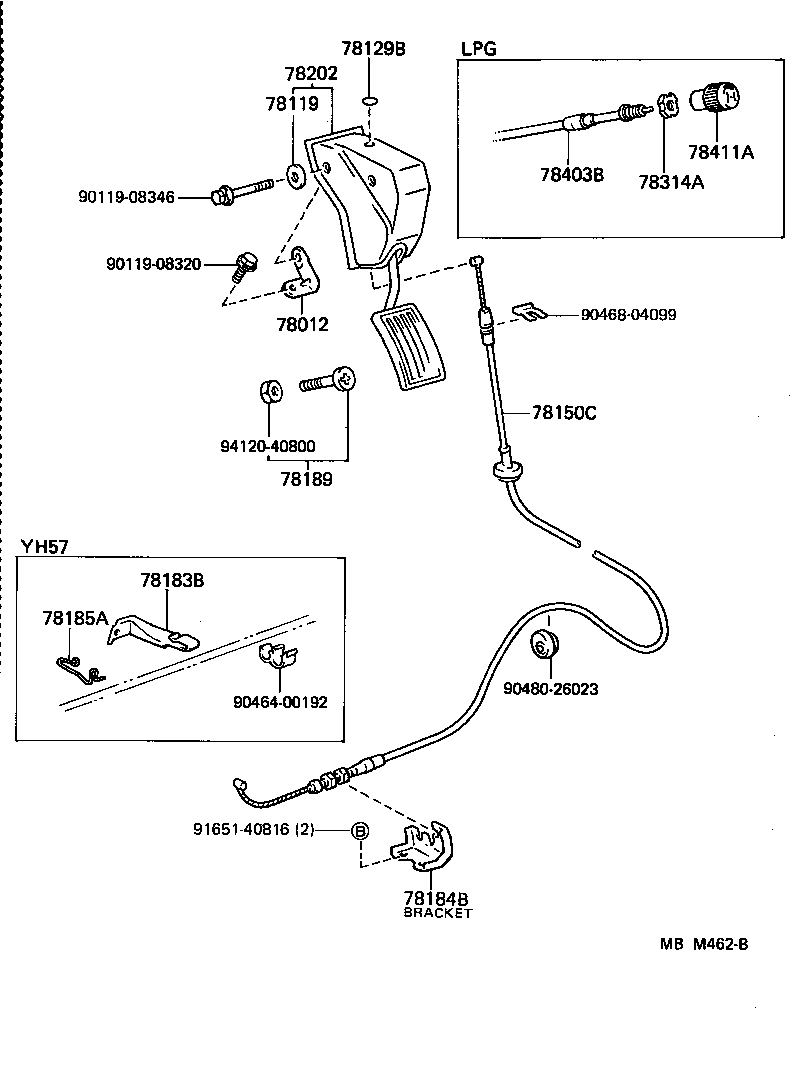 78183-95J02 CLAMP, ACCELERATOR CONTROL CABLE product image