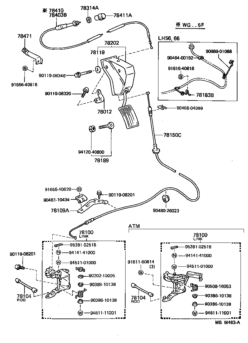 78183-95J02 CLAMP, ACCELERATOR CONTROL CABLE product image