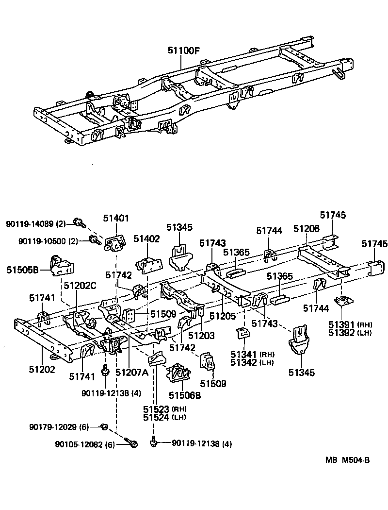 51001-26531 FRAME SUB-ASSY product image
