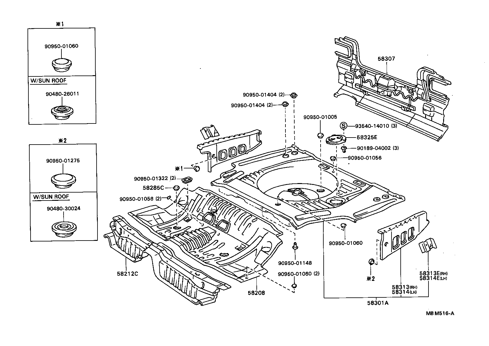 58307-32130 PANEL SUB-ASSY, BODY LOWER BACK product image