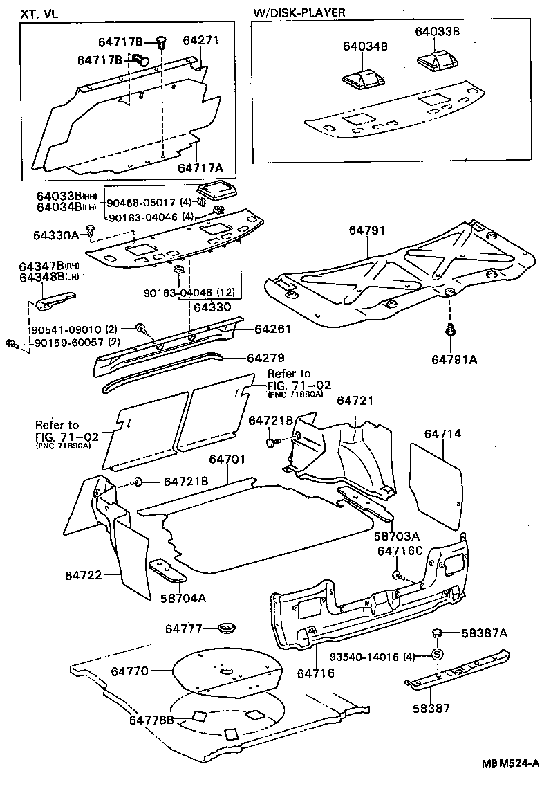 86269-32010 GRILLE SUB-ASSY, REAR SPEAKER, RH product image