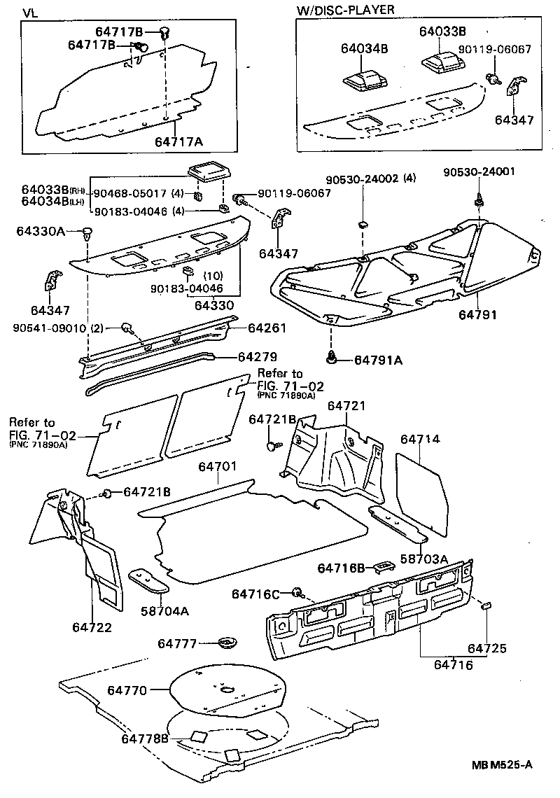 86269-32010 GRILLE SUB-ASSY, REAR SPEAKER, RH product image
