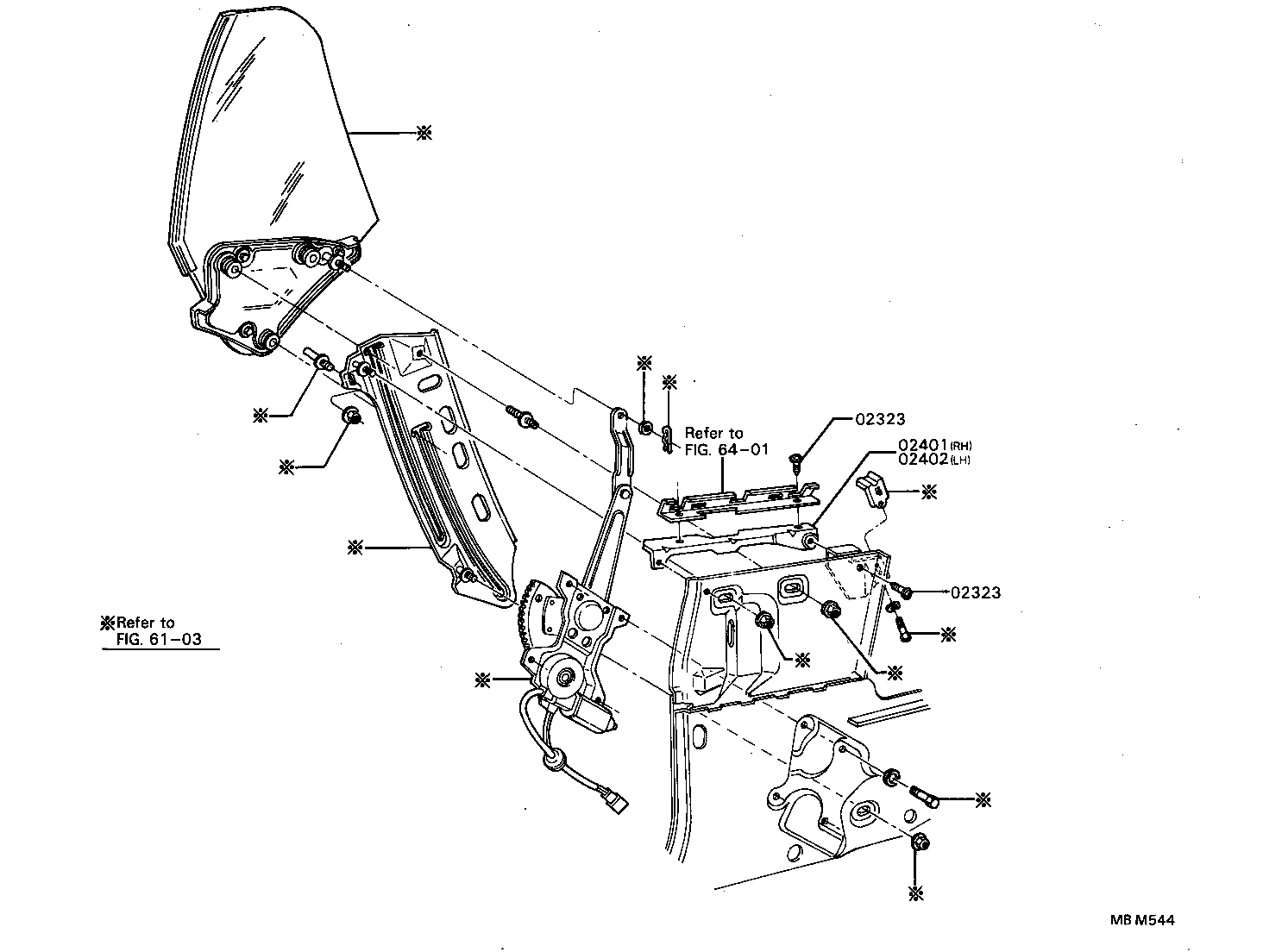 02170-86102 WEATHERSTRIP ASSY, REAR RAIL product image