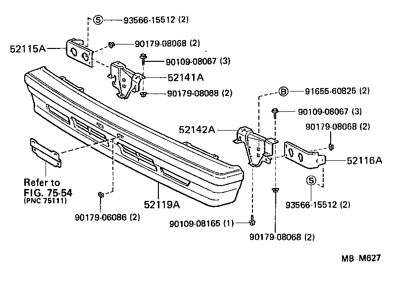 52115-95J01 SUPPORT, FRONT BUMPER SIDE, RH product image