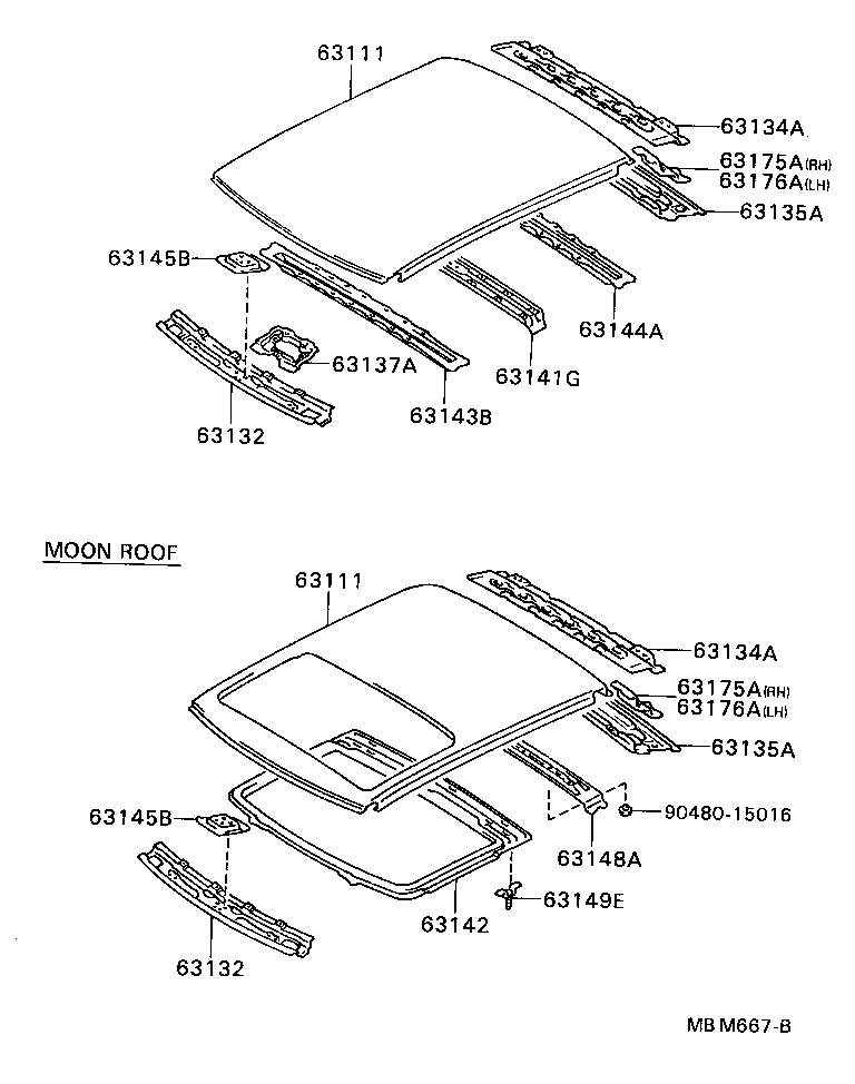 63103-20100 REINFORCEMENT, ROOF PANEL, NO.1 product image