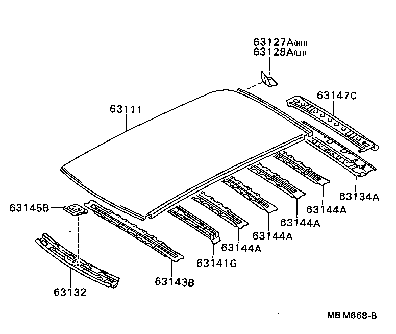 64811-20801 GLASS, BACK WINDOW product image
