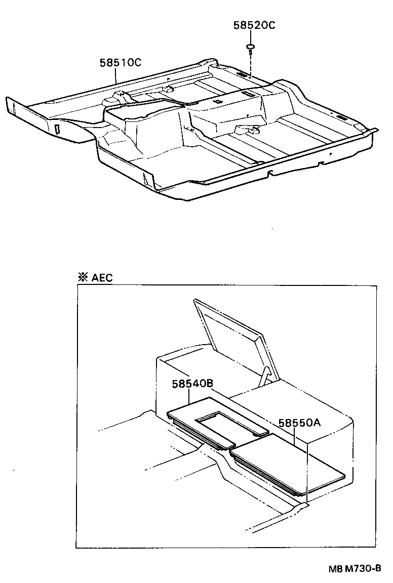90467-06016-51 CLIP(FOR FRONT FLOOR CARPET) product image