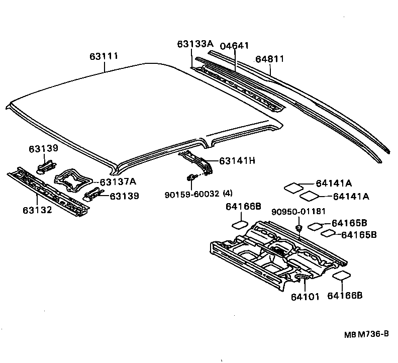 64107-91F01 FRAME SUB-ASSY, BACK product image