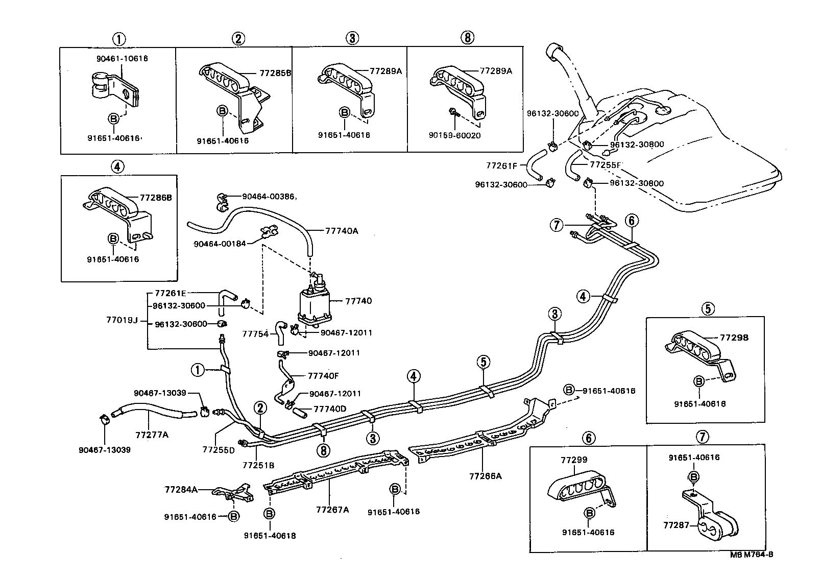 90447-15012 HOSE, FUEL, NO.1(FOR RETURN TUBE, NO.1) product image