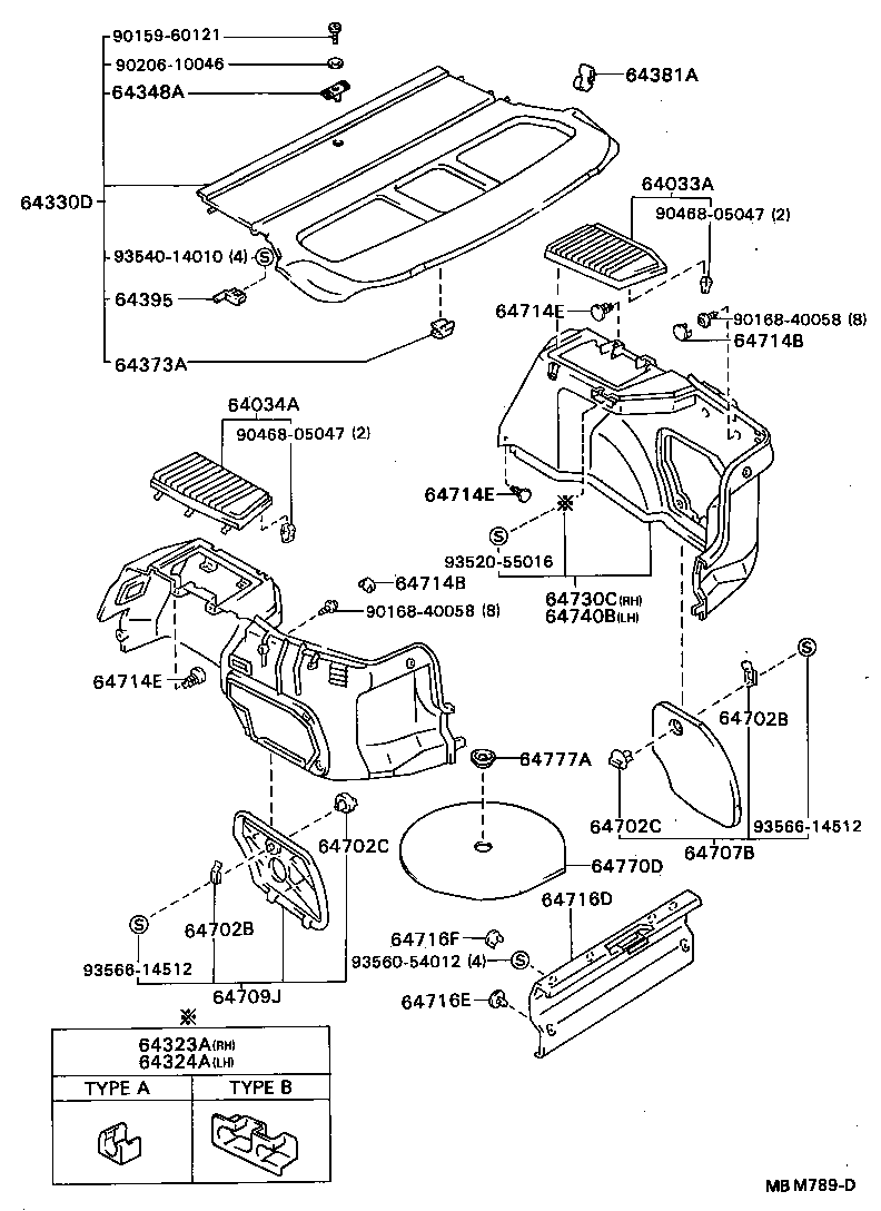 64330-20880-06 PANEL ASSY, PACKAGE TRAY TRIM product image