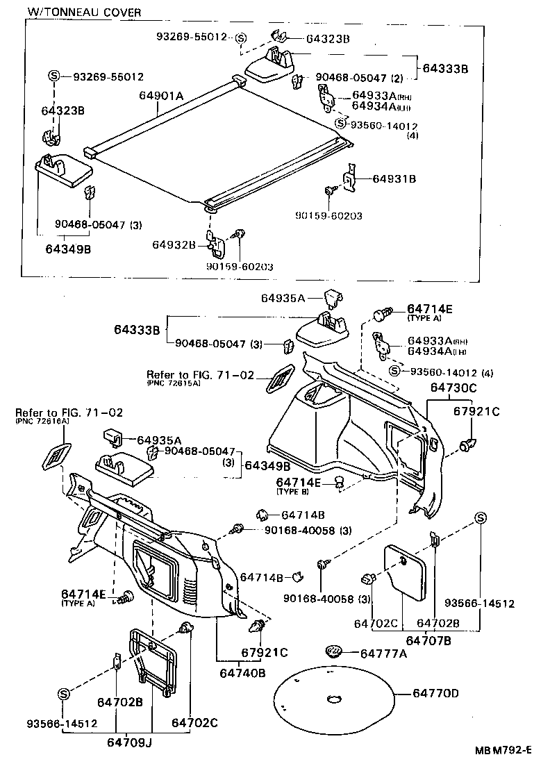90950-01503 PLUG, HOLE(FOR DECK TRIM SIDE COVER) product image