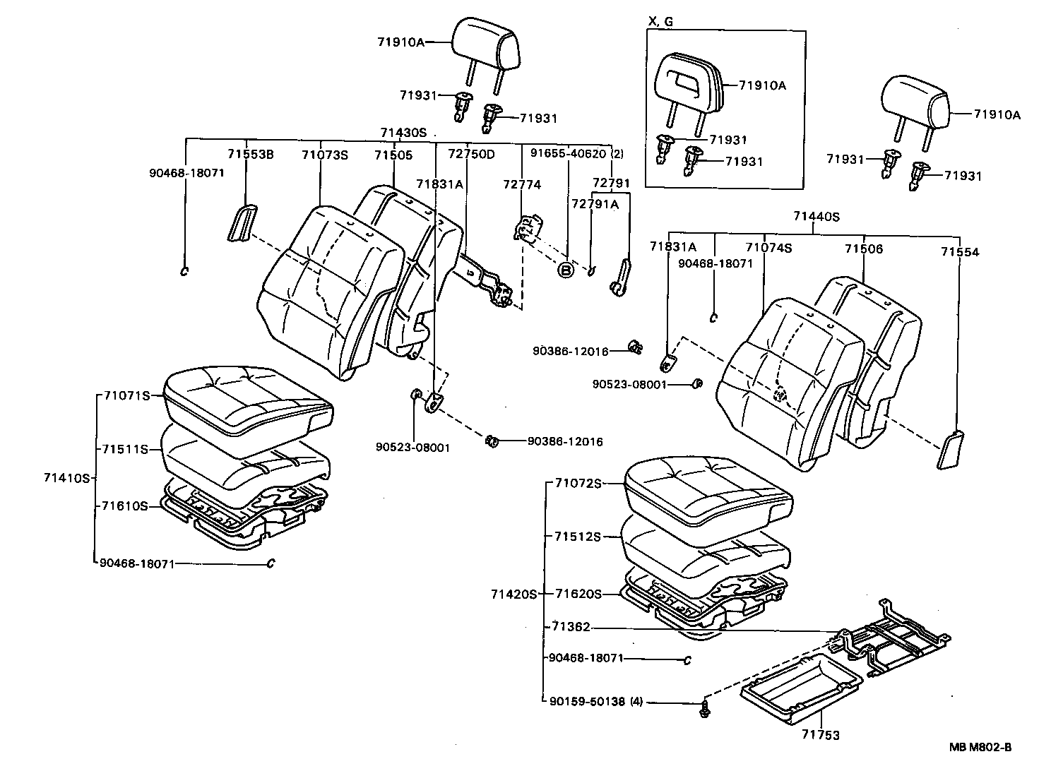 71811-20150-06 SHIELD, FRONT SEAT CUSHION, RH product image