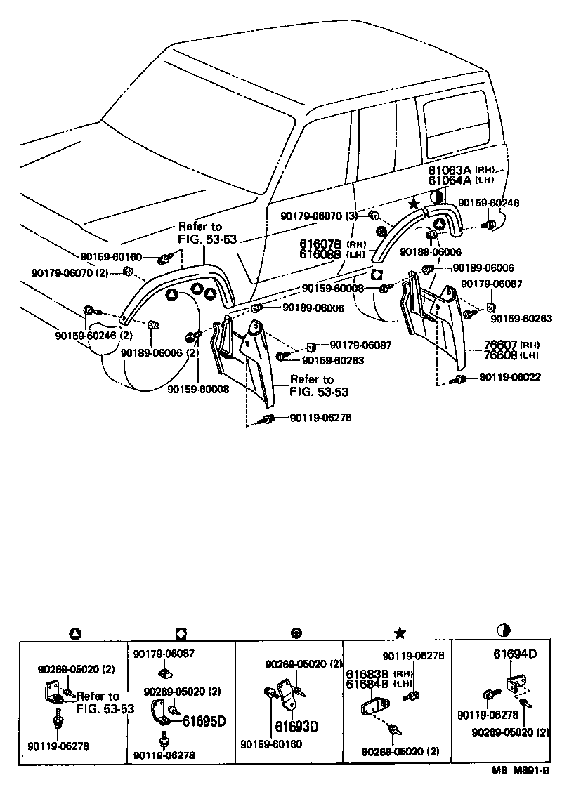 61612-90A18 PANEL, QUARTER, LH product image